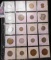 20-Pocket Plastic Page containing Foreign Coins dating back to 1900.