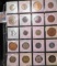 20-Pocket Plastic Page containing tokens and medals including an 1861-65 George Washington President