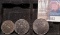 World War II 1942 Vatican 50 Centimes, One & Two Lire Coins. Brilliant Uncirculated.