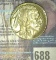 1936 S High Grade Buffalo Nickel.