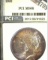 1922 P Peace Silver Dollar, PCI slabbed MS66.