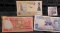 Five Naira Bank note Central Bank of Nigeria; 100 Rupiah Bank Indonesia Banknote; & 20 Shiling Tanza