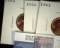 1945 P, 46 P, & 48 P Lincoln Head Cents, BU.