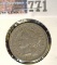 1865 Three Cent Nickel, VG, Light clash marks.