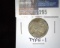 1913-D Type One Buffalo Nickel, Key date.