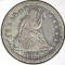 1841-O U.S.Seated Liberty Quarter, EF.