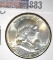 1948-D Silver Franklin Half Dollar, Brilliant Uncirculated.