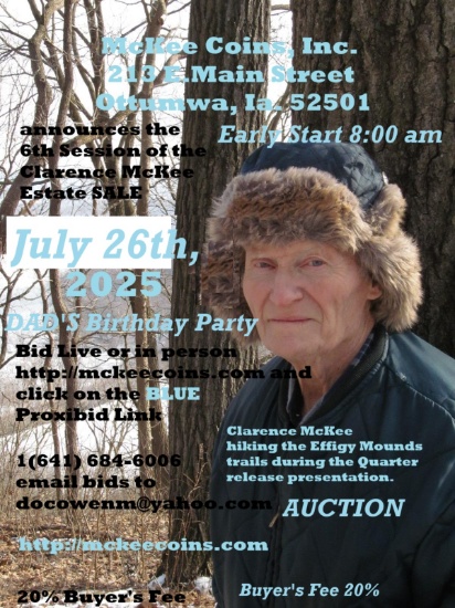 Mckee Coins Inc. Live Auction