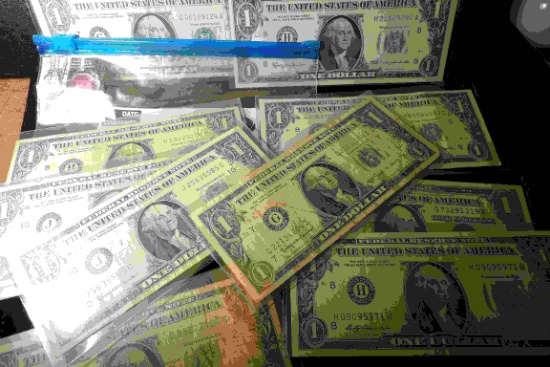 Series 1957A $1 Silver Certificate EF, Series 1963 $1 FRN CU, (2) Series 1963A $1 FRN circulated, (4