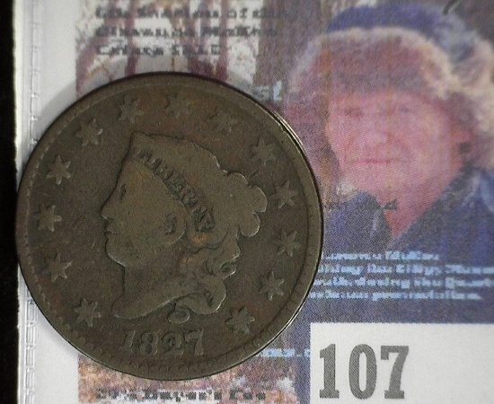 1827 U.S. Large Cent, Good.