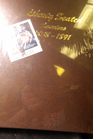Dansco World Coin Library album for Liberty Seated Quarters 1838-1891. No coins. Excellent condition