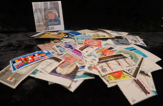Large Accumulation of Foreign Postage stamps, many of which have not been used.