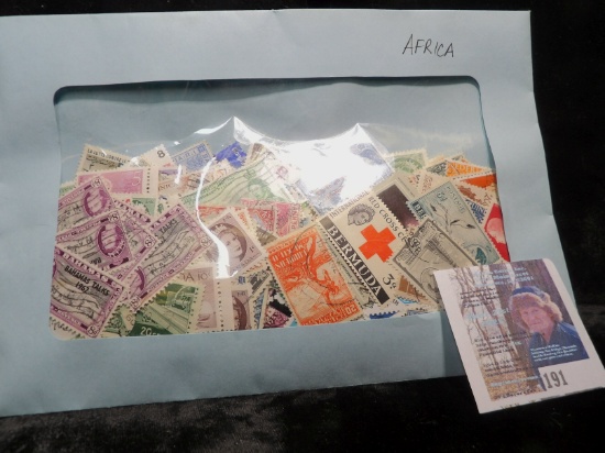 Large envelope of Old Foreign Stamps.