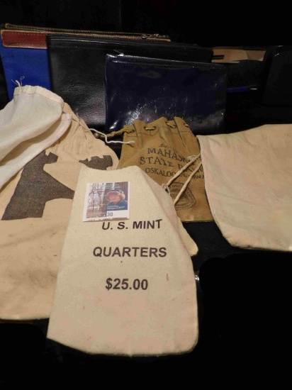 (8) Miscellaneous Cash or Money Bags, pouches, etc.