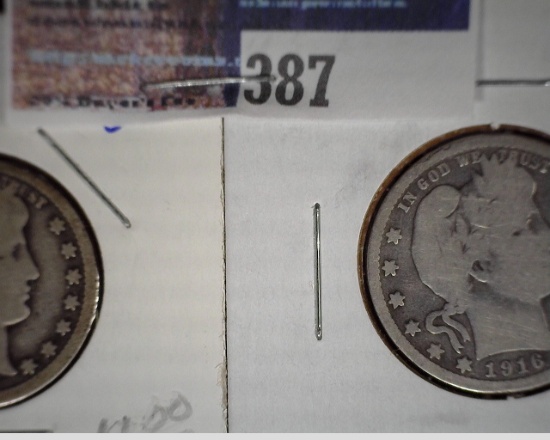 1914 P Good & 1916 D Good Barber Quarters.