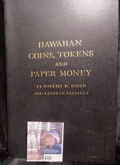 Book "Hawaiian Coins, Tokens and Paper Money", by Maurice M. Gould and Kenneth Bressett. 2nd revised
