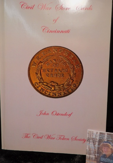Book "Civil War Store Cards of Cincinnati", by John Ostendorf, The Civil War Token Society, 2007 c.