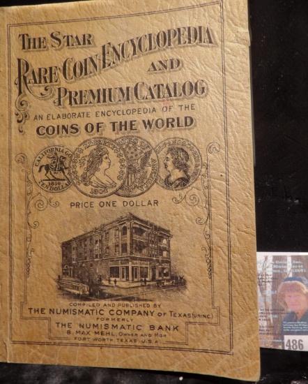 1926 "Star Rare Coin Encyclopedia and Premium Catalog", Twenty-ninth edition, Compiled and Published