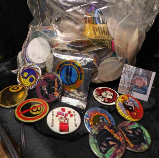 Pog & Slammer Game similar to the old Marbles game, these were popular in the 1990s and are used in