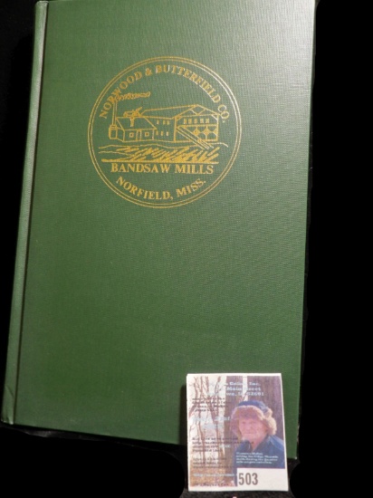 1978 autographed edition "Catalogue of Lumber Company Store Tokens", by Terry N. Trantow, hardbound,