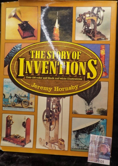 Hard bound with dust cover "The Story of Inventions Over 130 color and black and white illustrations