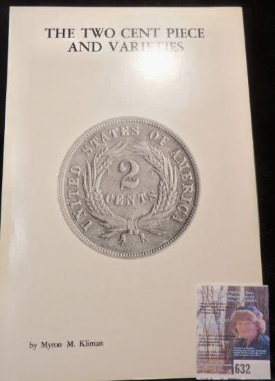 Paper back "The Two Cent Piece and Varieties", by Myron M. Kliman, 71 pgs.