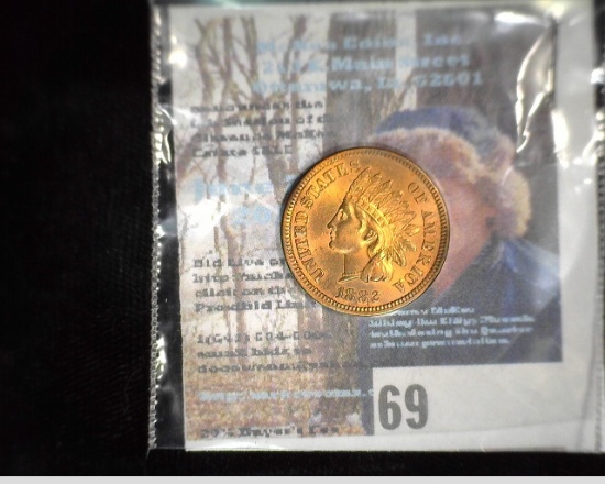 1882  Indian Head Cent, EF.