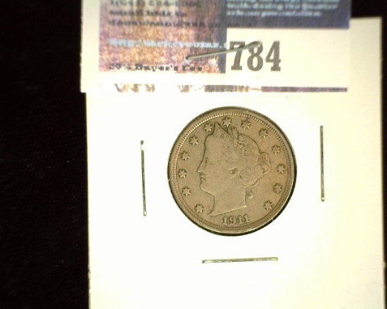 1911 Liberty Head Nickel, EF.