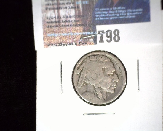1914-S Buffalo Nickel, Good.
