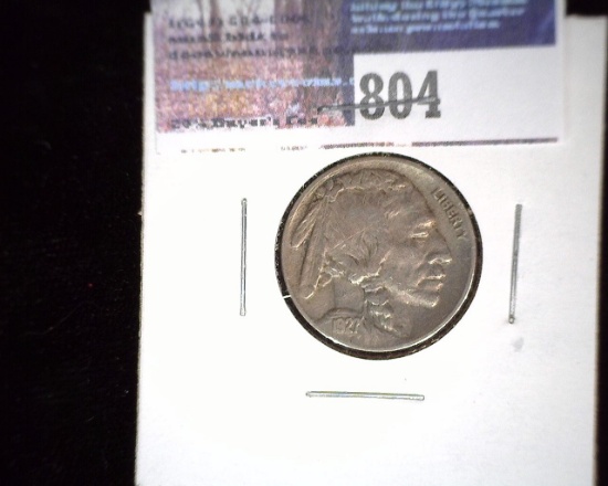 1927-S  Buffalo Nickel, VF.