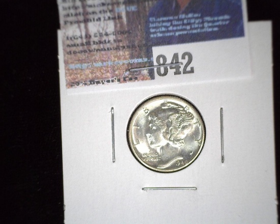 1940-D Mercury Dime, Gem BU.