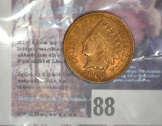 1903 Indian Head Cent, UNC.