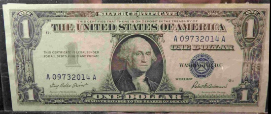 1957 series $1 Silver Certificate, F # 1619, CU.