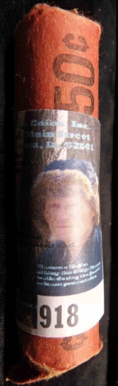 1920 P Solid-date Circulated wheat cent roll.