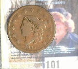 1835 U.S. Large Cent, Good.