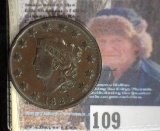 1824 U.S. Large Cent, VG.