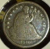 1840 O No Drapery U.S. Seated Liberty Dime, G+.