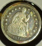 1841 O U.S. Seated Liberty Dime, Good+.