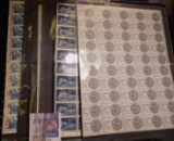 (10) Sheets Five Cent Stamps, all different and Mint condition. ($25 face value)