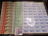 (10) Sheets Five Cent Stamps, all different and Mint condition. ($25 face value)