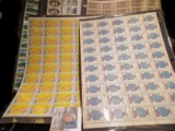 (10) Sheets Five Cent Stamps, all different and Mint condition. ($25 face value)