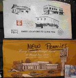 Pair of Zipper Bank Bags: 