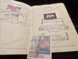 Interphil76 International Philatelic Passport Book full of Old Stamps.