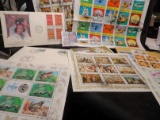 Multiple Sheets & Covers of Foreign Stamps.