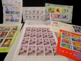 Multiple Sheets & Covers of Foreign Stamps.