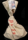 (1365+-) Wheat Cents in a U.S. Mint Canvas Cent Bag.