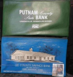 Pair of Zipper Bank Bags: 