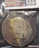 1923 Great Britain Silver Half Crown .500 Fine Silver, .2273 ozs. Silver.