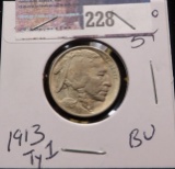 1913 P Ty 1 Buffalo Nickel BU
