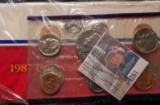 1987 U.S. Mint Set.